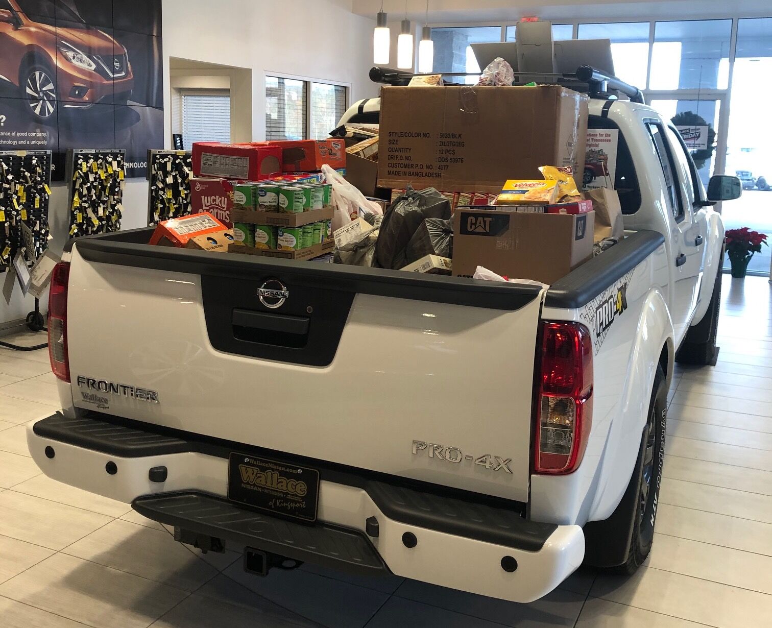 Dealership invited customers to 'fill the Frontier'